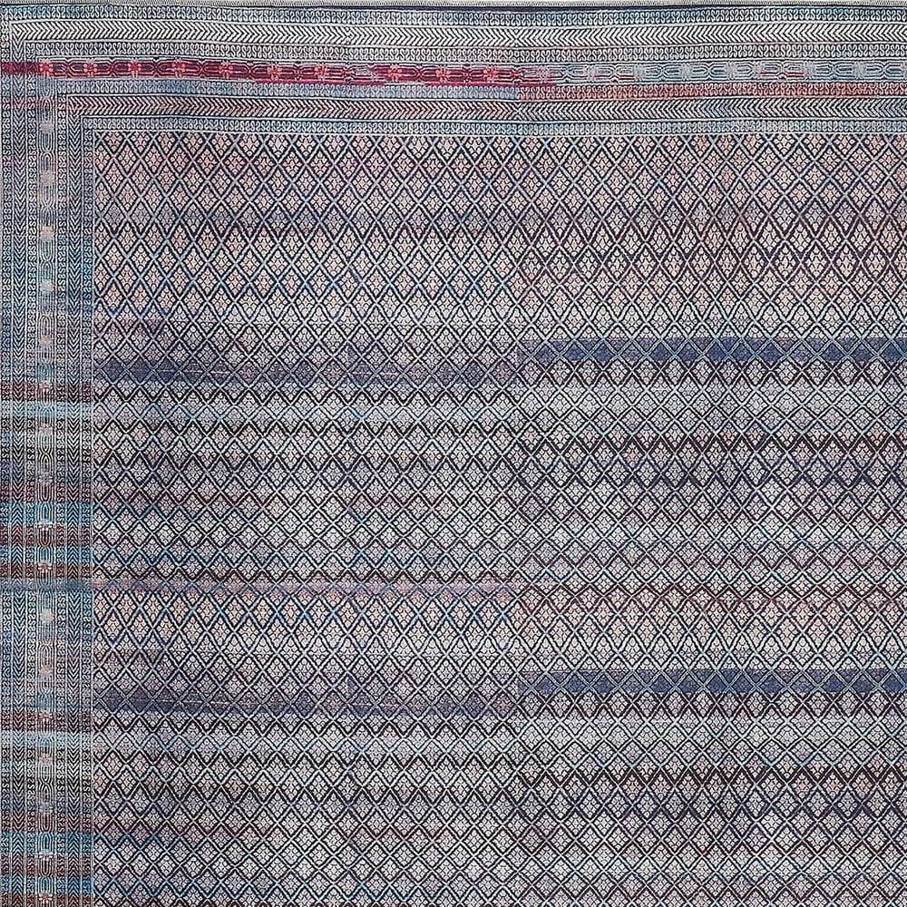 Feizy Voss 10&#39;6&quot; x 14&#39; Aqua and Multicolor Area Rug, , large