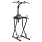 Sunny Health & Fitness Multifunctional - Adjustable Height Power Tower with Rock-Climbing Grip in Grey and Silver, , large