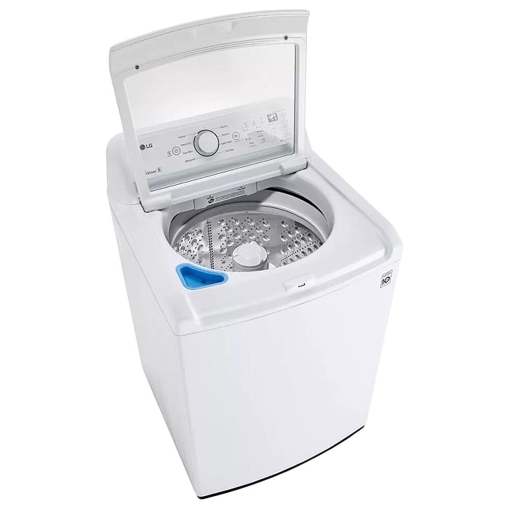 LG 4.3 Cu. Ft. Top Load Washer and 7.3 Cu. Ft. Electric Dryer Laundry Pair in White, , large
