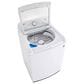 LG 4.3 Cu. Ft. Top Load Washer and 7.3 Cu. Ft. Electric Dryer Laundry Pair in White, , large