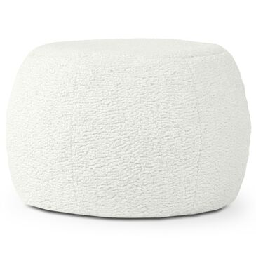 Jaxx Sacks Ellis Small Pouf in Cloud, , large