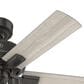 Hunter Hartland 44" Ceiling Fan with LED Lights in Noble Bronze, , large
