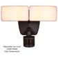 Vaxcel Zeta 2-Light Outdoor Motion Sensor Security Flood Light in Bronze, , large