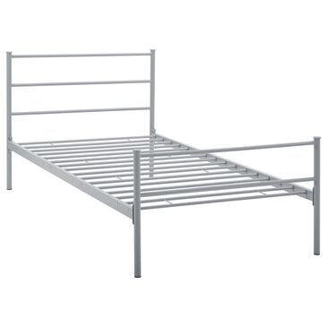 Modway Alina Twin Platform Bed Frame in Gray, , large