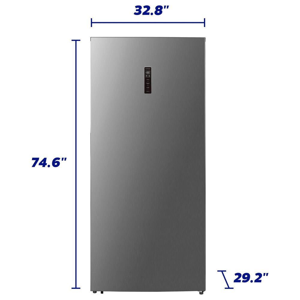Element 21.2 Cu. Ft. Upright Convertible Freezer in Stainless Steel, , large