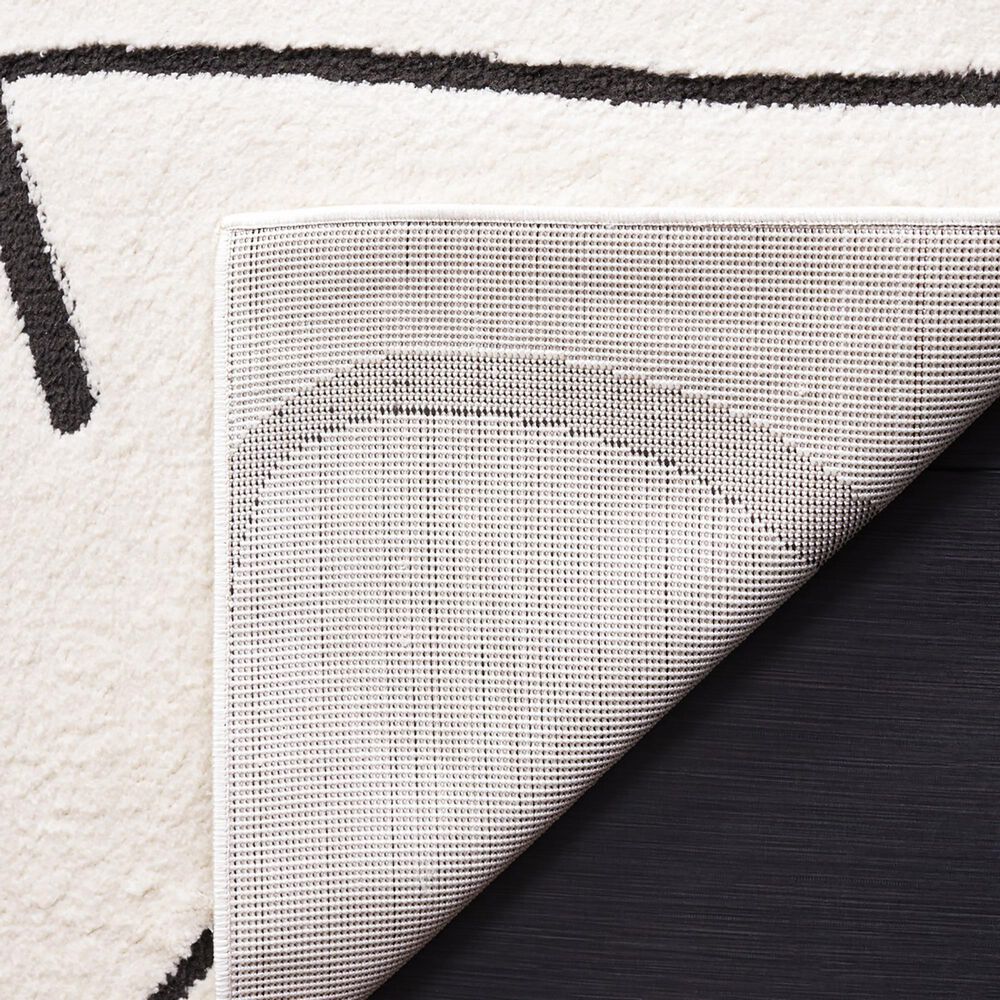 Safavieh Melody MEL120A 4&#39; x 6&#39; Ivory and Black Area Rug, , large