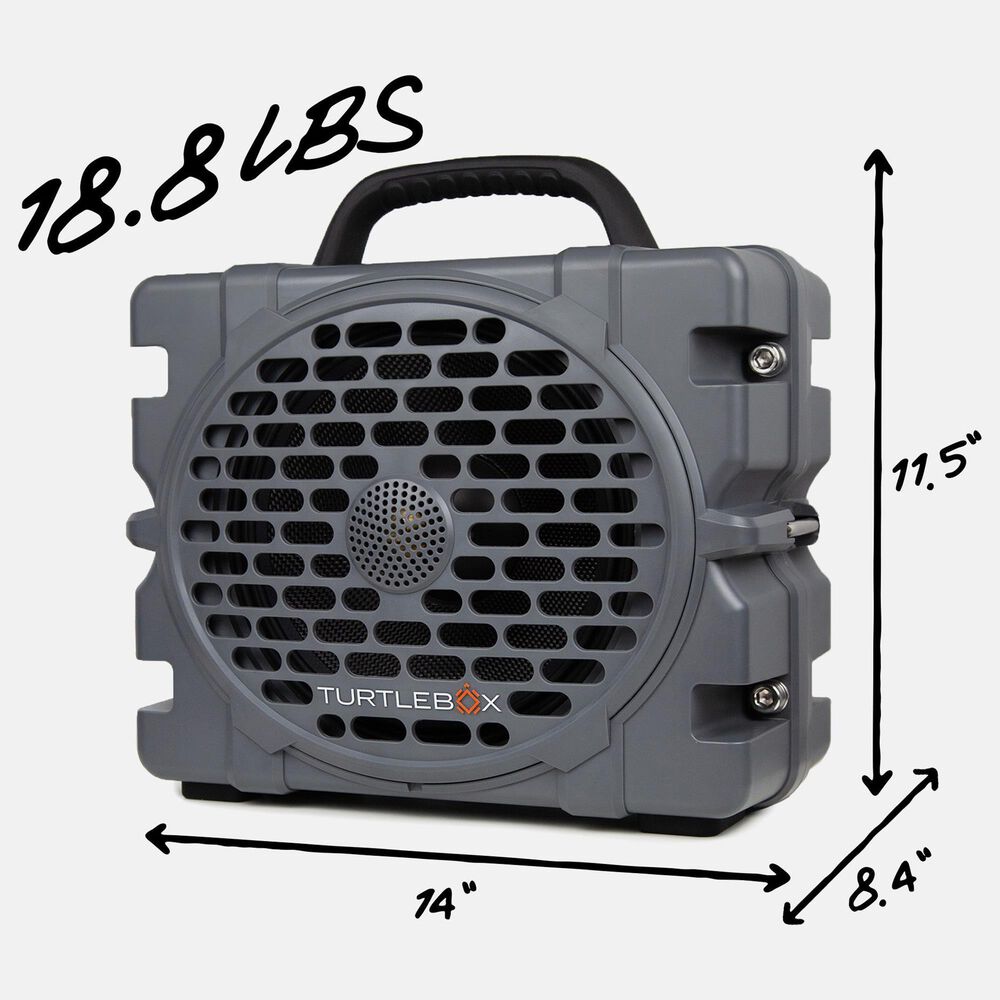 Turtlebox Audio Grande Outdoor Speaker in Gray, , large