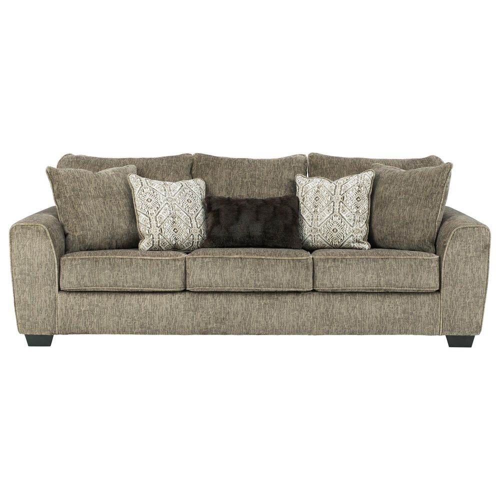 Signature Design by Ashley Olin 97" Stationary Sofa in Chocolate, , large