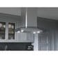 Zephyr Milano 42" Island Range Hood in Stainless Steel and Glass, , large