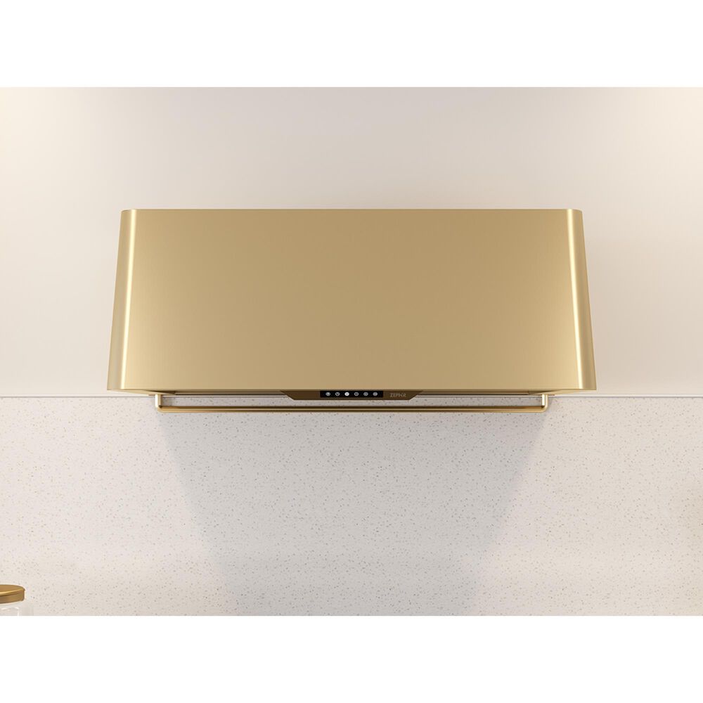 Zephyr Mesa 48" Wall Range Hood in Satin Gold, , large