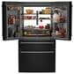 Cafe 28.7 Cu. Ft. Smart 4-Door Refrigerator with Dual Dispense AutoFill Pitcher with Pro Handle in Matte Black, , large