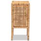 Baxton Studio Vivan 1-Door Nightstand in Natural Brown, , large