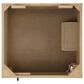 37B Alanya 24" Single Bathroom Vanity in Warm Oak with White Composite Stone Top, , large