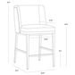37B Joplin Counter Stool in Antique Brass, , large