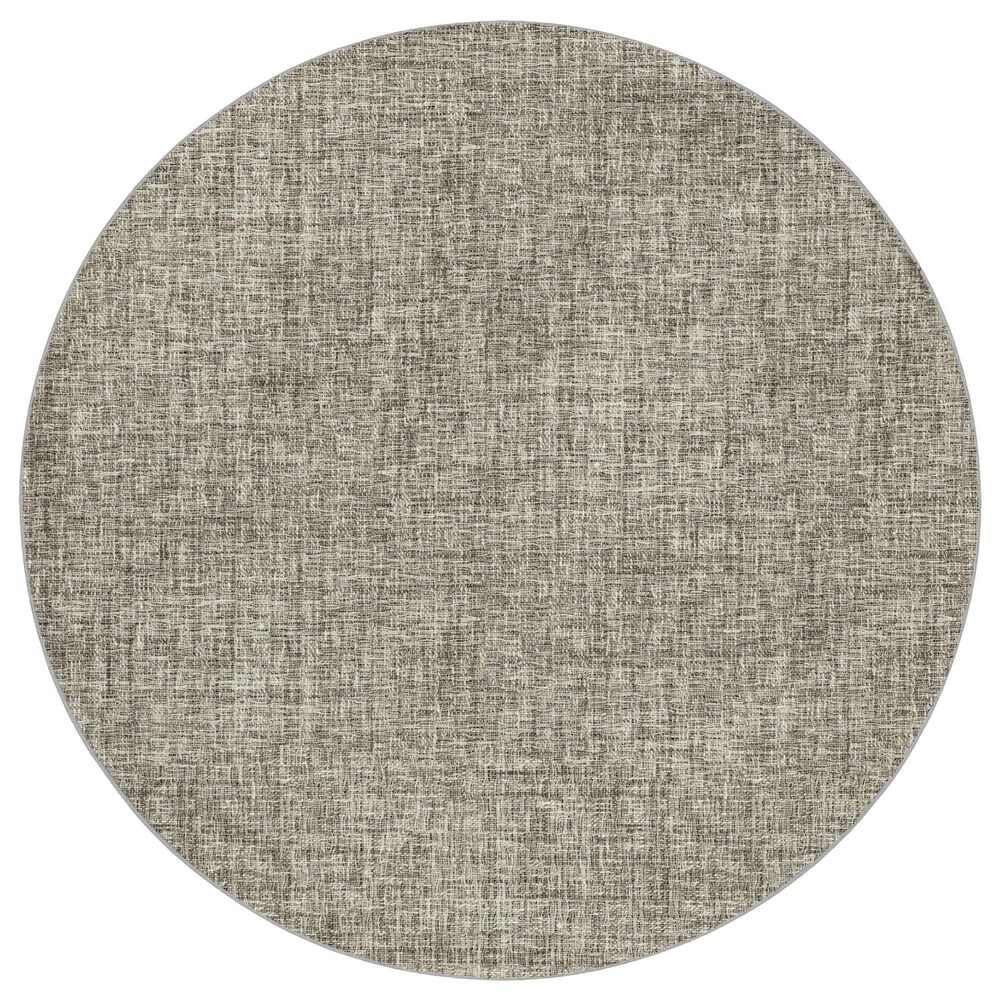 Dalyn Rug Company Voyage VY1 Putty 8" Round Area Rug, , large