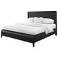 Sterling Timber Elure Queen Waterfall Panel Bed in Peppercorn, , large
