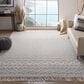 Safavieh Natura NAT351A 9" x 12" Ivory and Grey Area Rug, , large