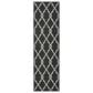Oriental Weavers Marina 7763K 2"3" x 7"6" Black and Ivory Runner, , large