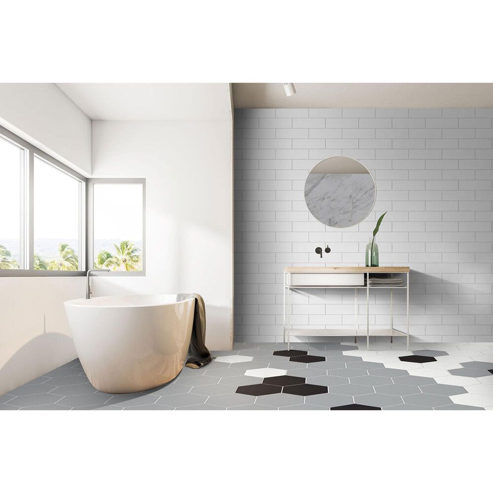 MS International Hexley Dove 9&quot; x 10&quot; Porcelain Mosaic Sheet, , large