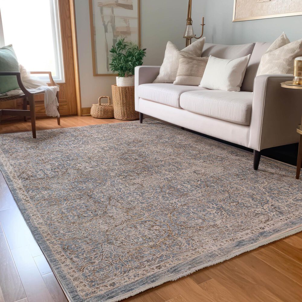 Dalyn Rug Company Vienna VI7 7&#39;10&quot; x 10&#39; Denim Area Rug, , large