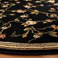 Safavieh Lyndhurst 5"3" Round Black and Green Area Rug, , large