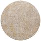 Surya Reina Light Gray, Light Brown, Medium Gray, Mustard and Tan 6"7" Round Area Rug, , large