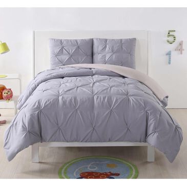 Pem America My World Kids 2-Piece Twin XL Pleated Duvet Set in Lavender and Blush, , large