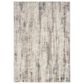 Nourison Infinity IFN02 4" x 6" Ivory, Grey and Blue Area Rug, , large