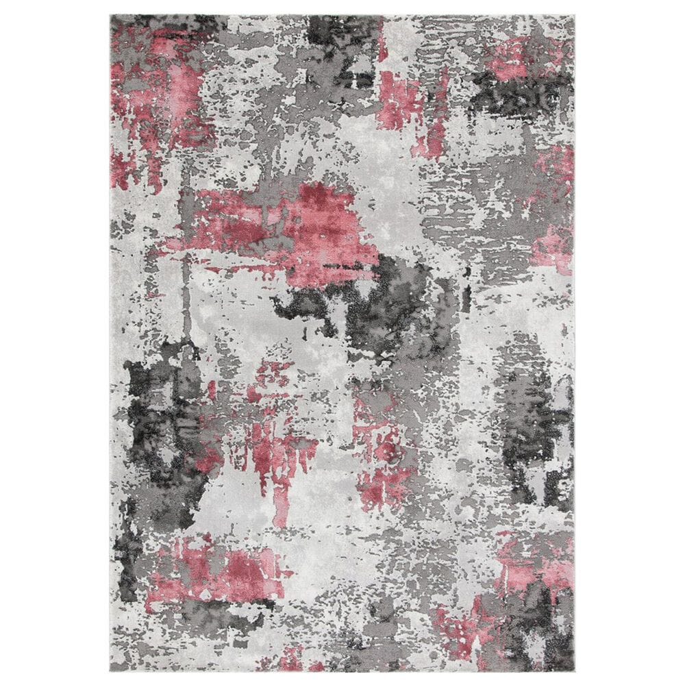 Safavieh Craft 10"6" x 14" Grey and Pink Area Rug, , large