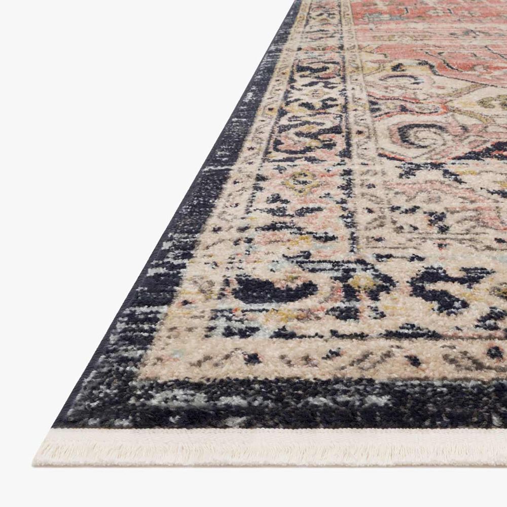 Magnolia Home Graham GRA-06 9&#39;6&quot; x 12&#39;6&quot; Coral and Navy Area Rug, , large