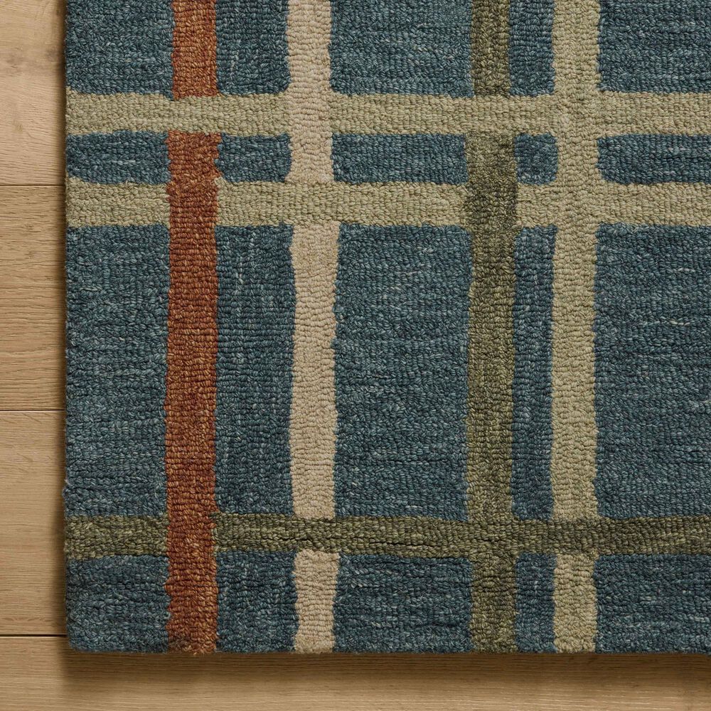 Magnolia Home Waylon Denim and Multicolor 7&#39;9&quot; x 9&#39;9&quot; Area Rug, , large