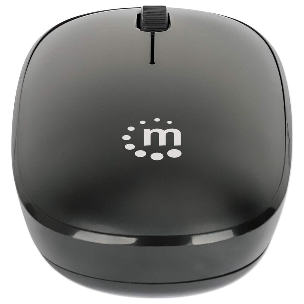 Manhattan MW3050 Wireless Optical USB Mouse in Black, , large