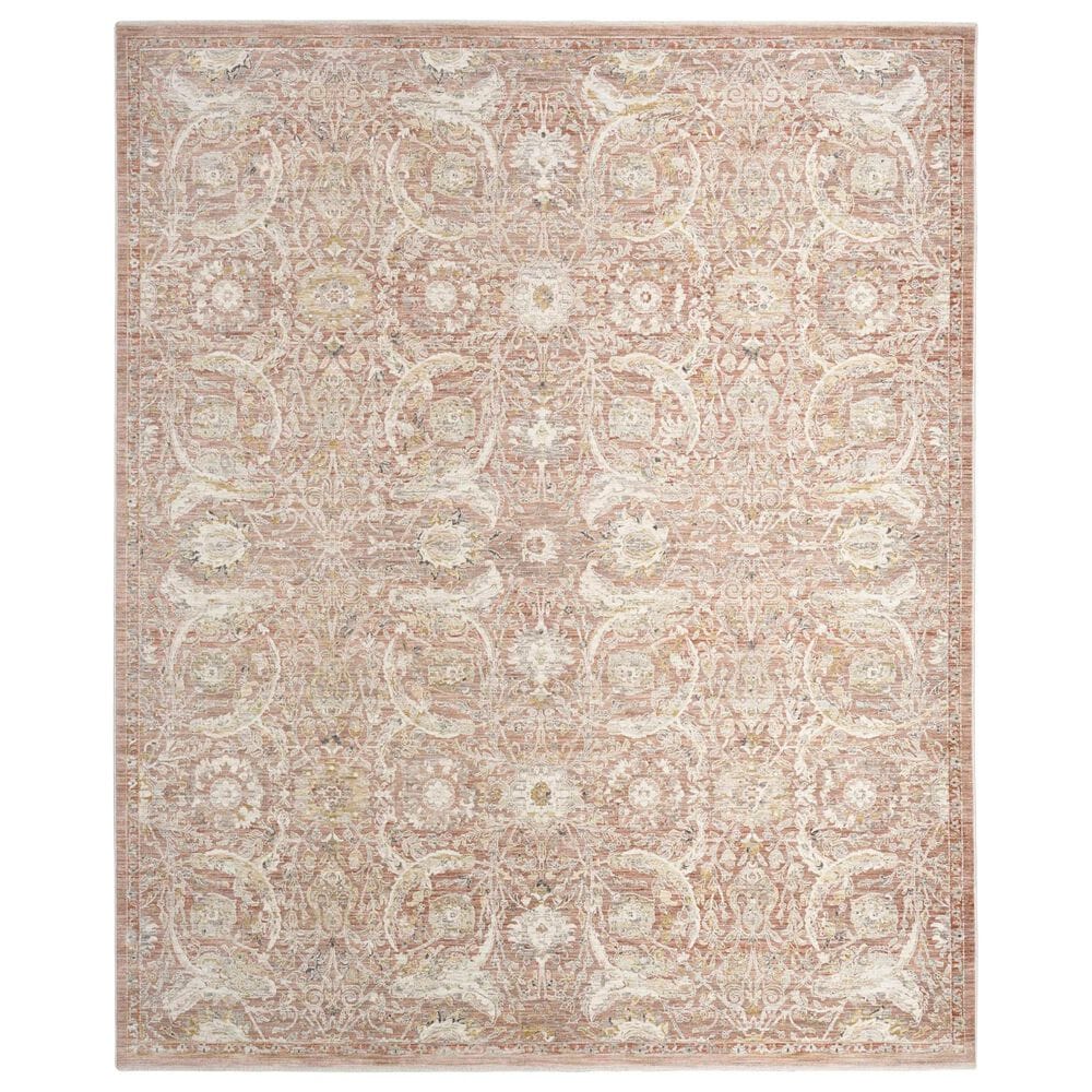 Nourison Antique Fusion Brick 5"3" x 7"10" Area Rug, , large