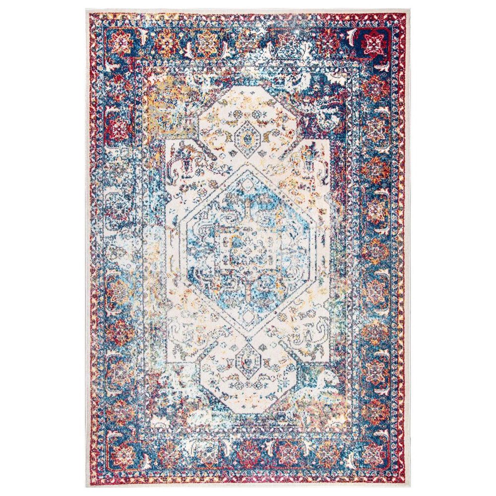 nuLOOM Valley MUVL07A 5' x 8' Blue Area Rug, , large