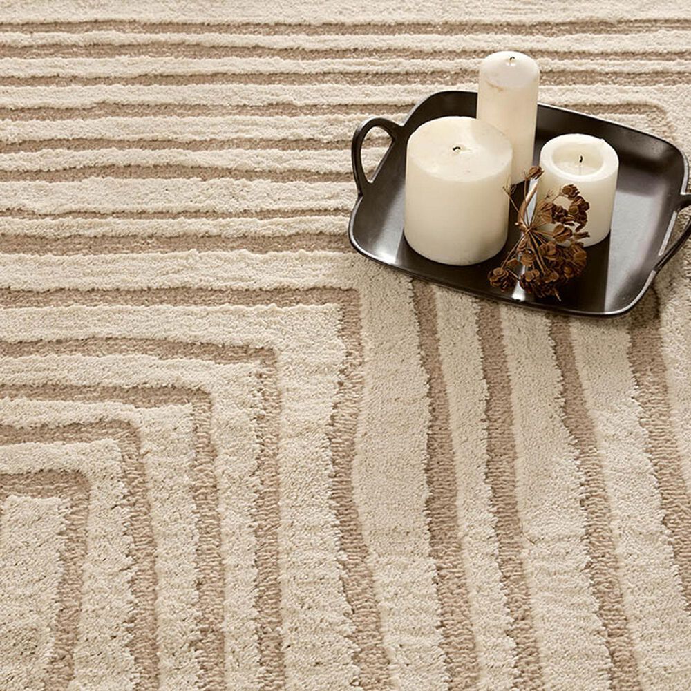 Jaipur Jaida Fantana Gray Morn and Humus 5&#39; x 7&#39; Area Rug, , large