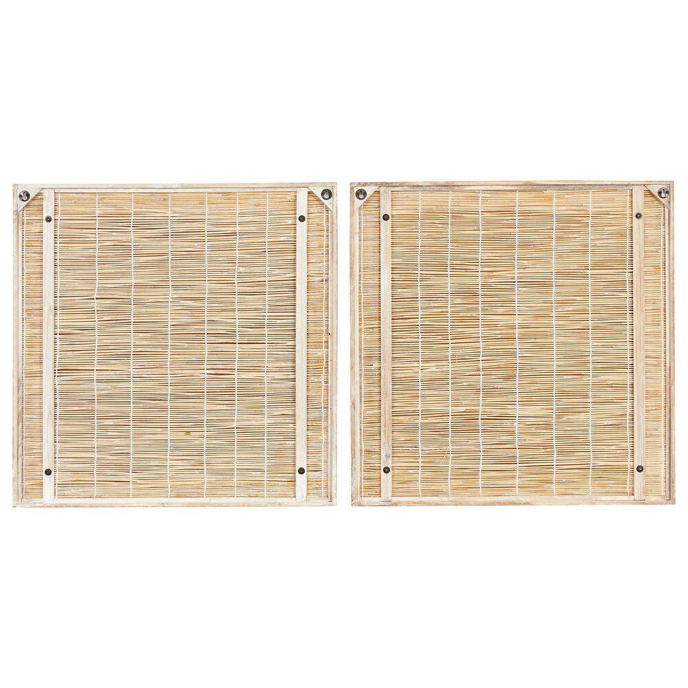 Maple and Jade 29&quot; x 29&quot; Dried Plant Material Wall Decor in Multicolor &#40;Set of 2&#41;, , large