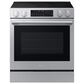 Samsung Bespoke 6.3 Cu. Ft. Smart Slide-In Electric Range with Illuminated Precision Knobs in Stainless Steel, , large