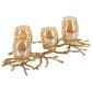 Maple and Jade 19" x 6" Hurricane Lamp in Gold, , large