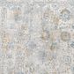 Surya Dresden DRE-2323 Medium Gray, Gray, White, Denim, Mustard and Light Slate 6"7" Round Area Rug, , large