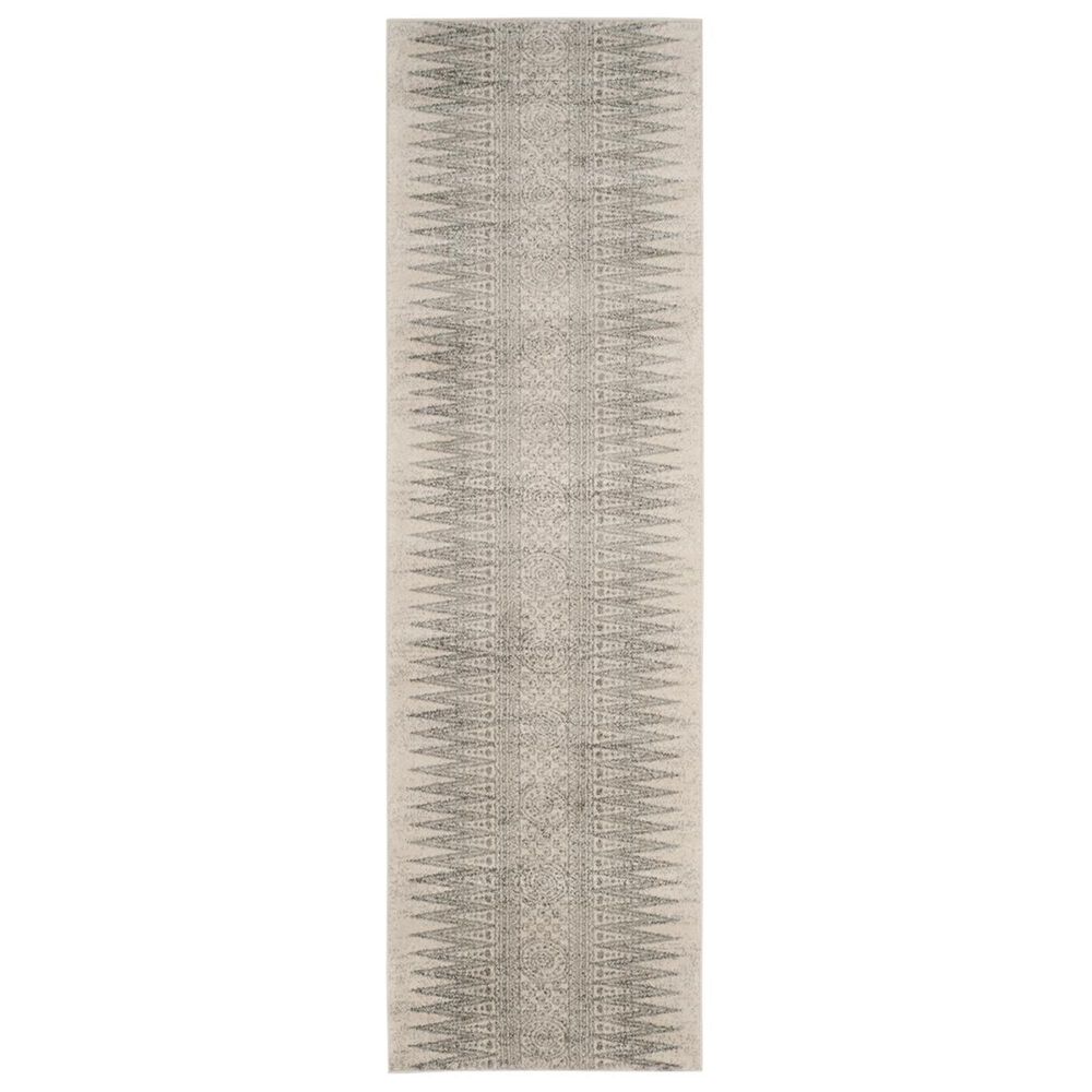 Safavieh Evoke EVK226Z 2"3" x 11" Ivory and Silver Runner, , large