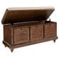 OSP Home Dover Storage Bench in Distressed Brown, , large