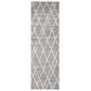 Safavieh Adirondack ADR128B 2"6" x 10" Ivory and Silver Runner, , large