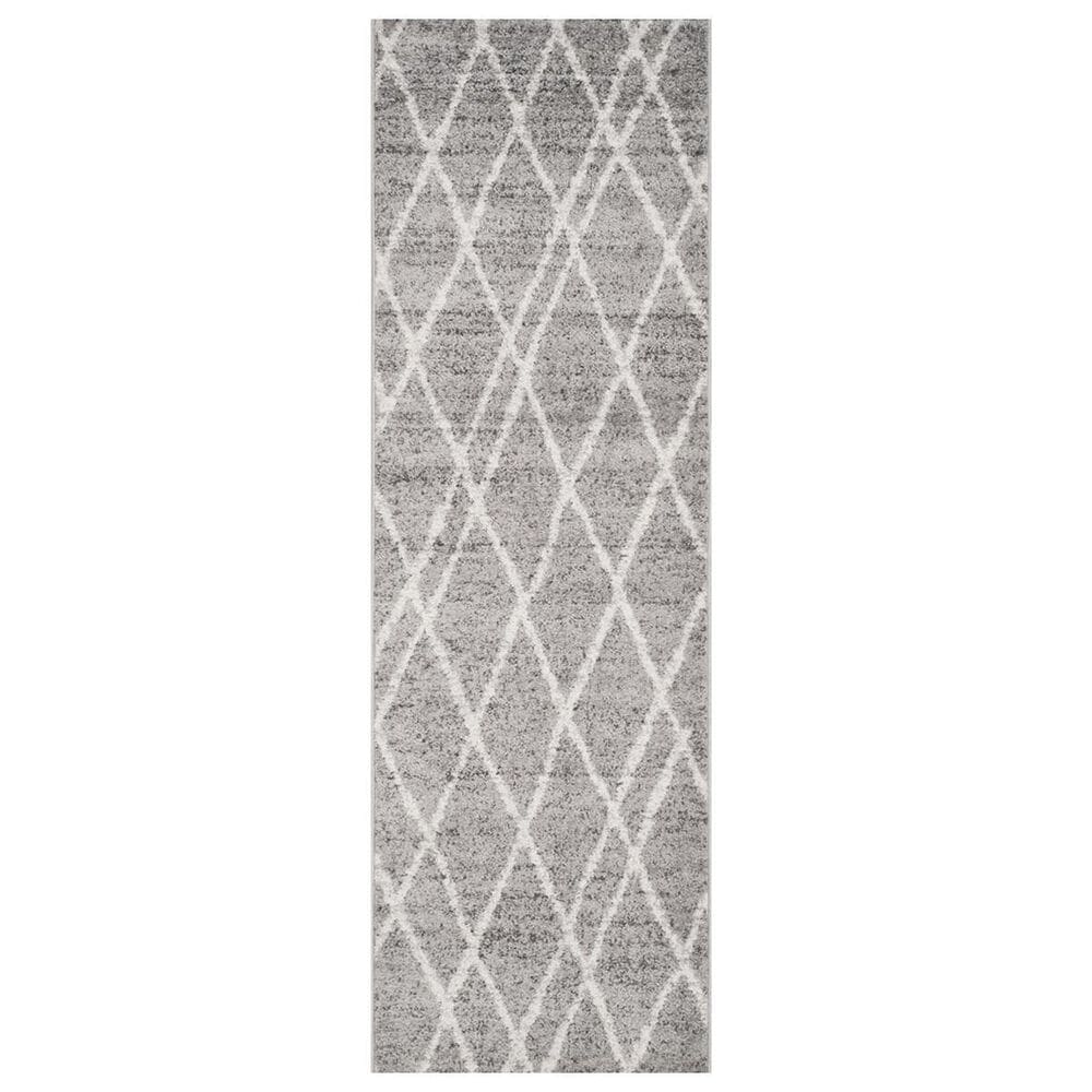 Safavieh Adirondack ADR128B 2"6" x 10" Ivory and Silver Runner, , large