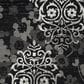 Safavieh Adirondack ADR114A-4SQ 4" x 4" Black/Silver Square Rug, , large