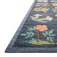 Rifle Paper Co Rosa Hawthorne 2"6" x 12" Navy Runner, , large