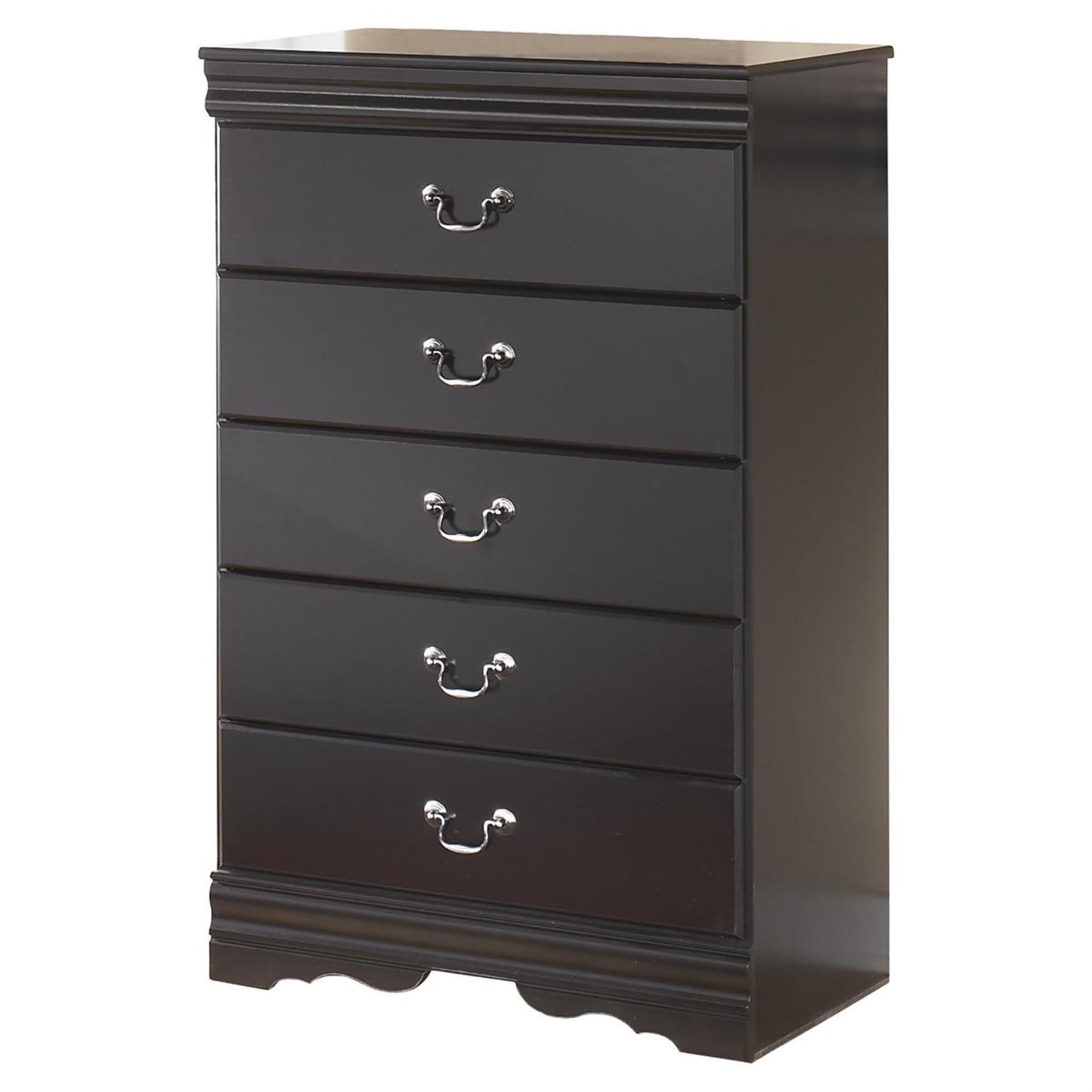 Signature Design by Ashley Huey Vineyard Chest in Black | Nebraska