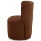 Interlochen Side Chair with Casters in Brick, , large
