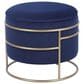 Rta Products Elegant Storage Ottoman with Gold Frame in Blue, , large