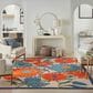 Nourison Aloha ALH33 7"10" x 10"6" Multicolor Indoor/Outdoor Area Rug, , large