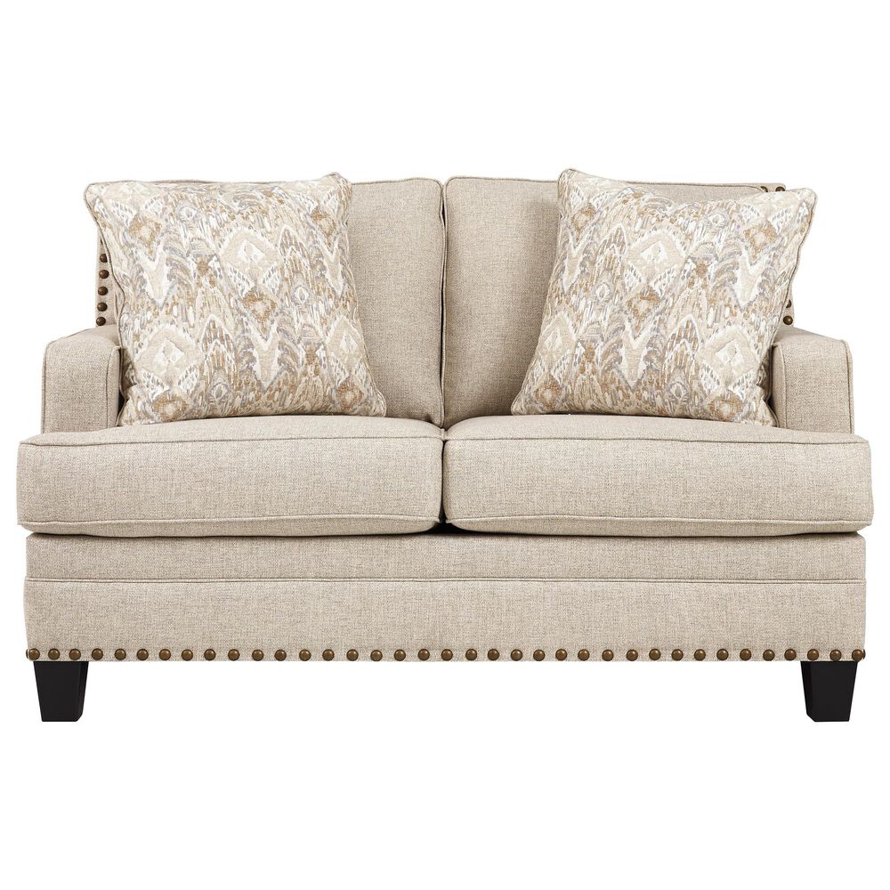 Signature Design by Ashley Claredon Loveseat in Linen, , large